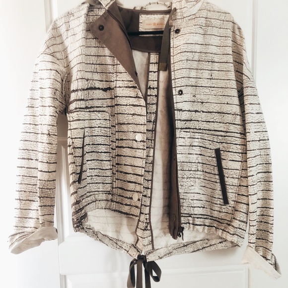 Tory Burch canvas type jacket - Picture 1 of 5